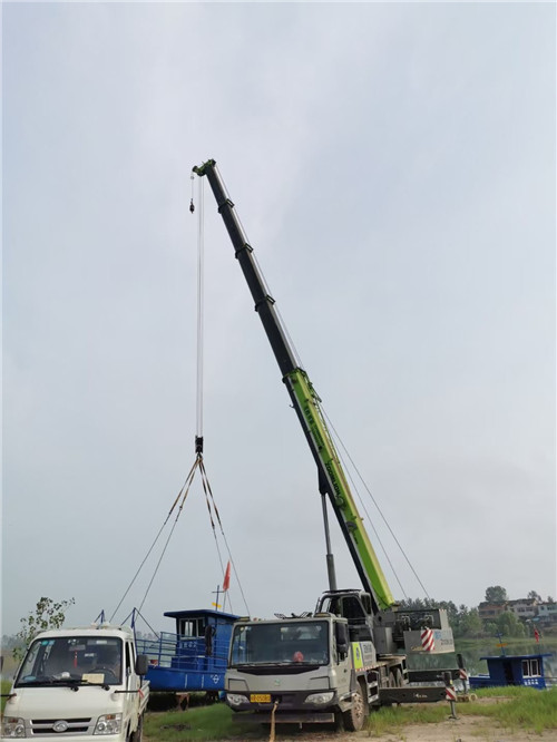 桃城区桥梁建设吊装案例